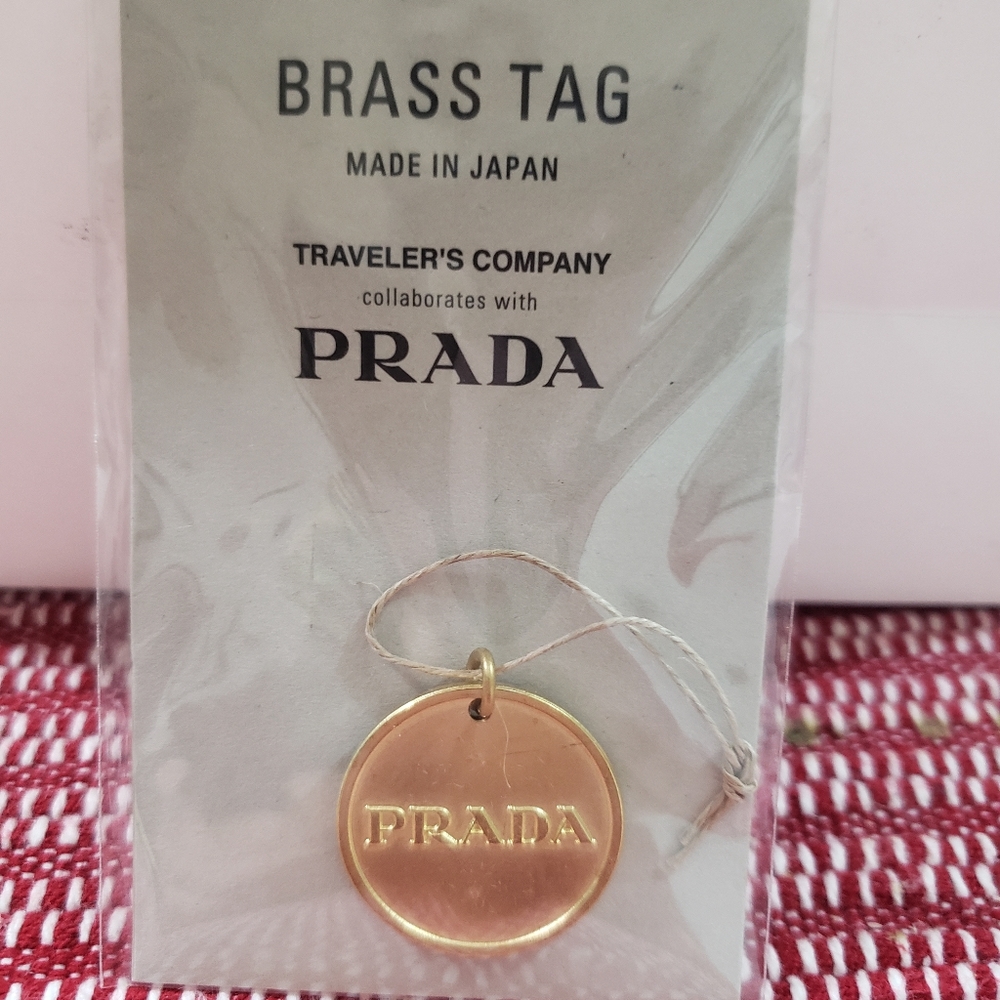 Prada Brass Tag, NWT